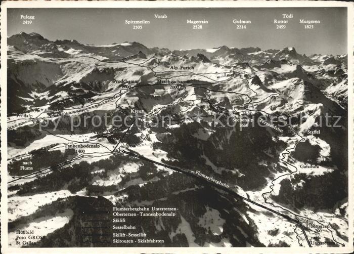 Flumserberg Bergheim Bergbahn Oberterzen-Tannenbodenalp