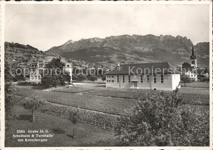 Grabs SG Schulhaus Turnhalle Kreuzberge