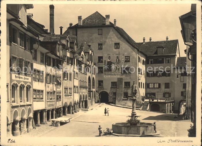 Wil Hofplatz Brunnen