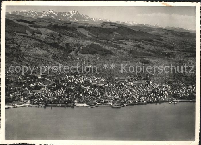 Rorschach Bodensee Fliegeraufnahme Bodensee Saentis