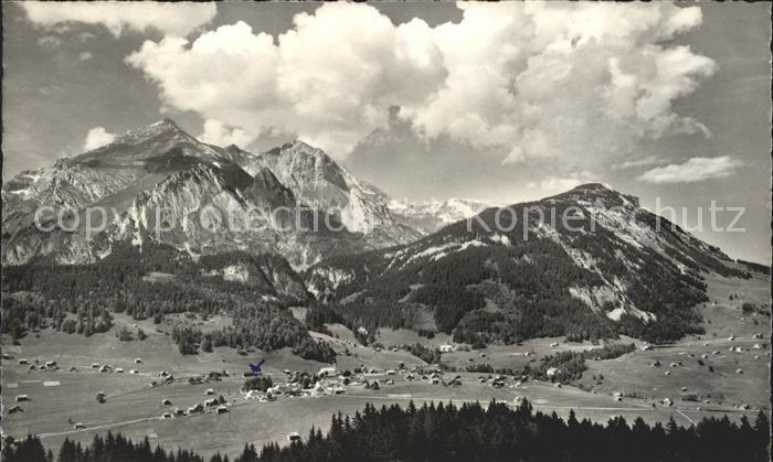 Wildhaus SG Panorama mit Schafberg Appenzeller Alpen