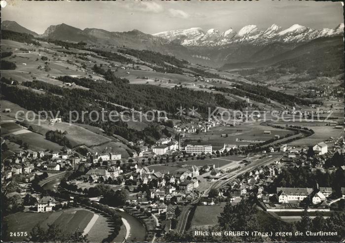 Gruben Lichtensteig Totalansicht mit Churfirsten
