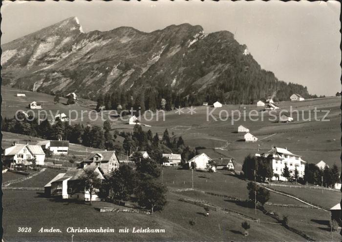 Amden Walensee SG Chrischonaheim mit Leistkamm