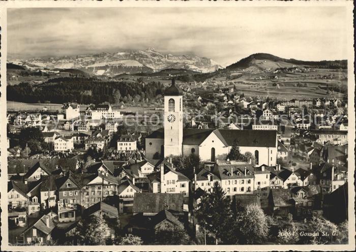 Gossau SG Teilansicht Kirche