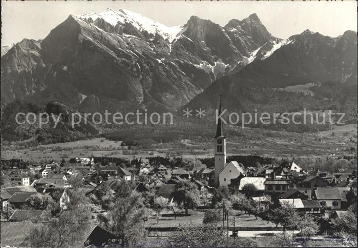 Bad Ragaz Ragatz mit Falknis