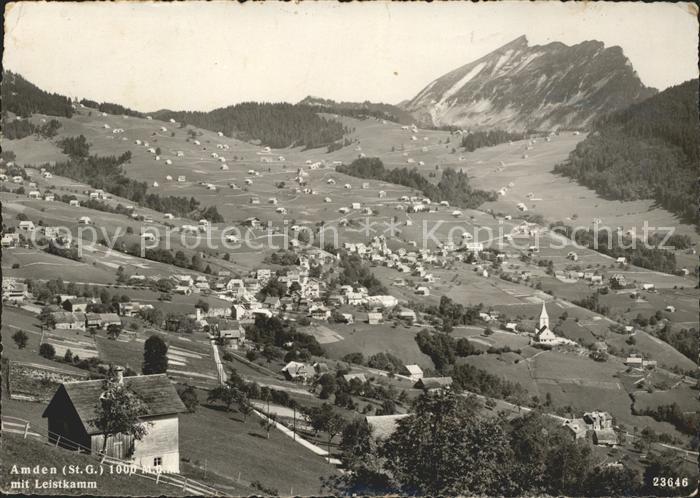 Amden Walensee SG mit Leistkamm