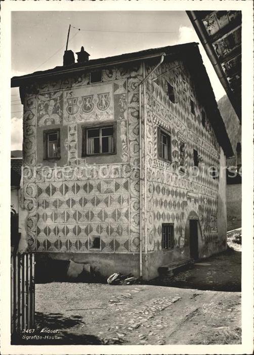 Andeer GR Sgrafito Haus