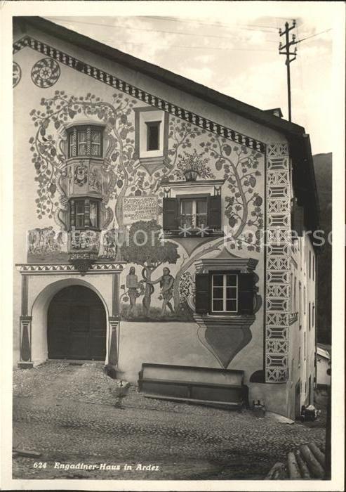 Ardez Adam und Eva Haus