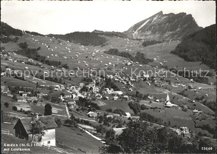 Amden Walensee SG mit Leistkamm