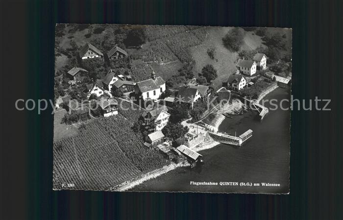 Quinten Sarganserland Fliegeraufnahme