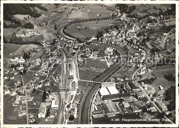 Wattwil Fliegeraufnahme