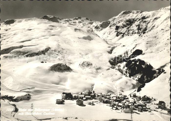 Bivio am Julierpass mit Skiabfahrt Cuolms