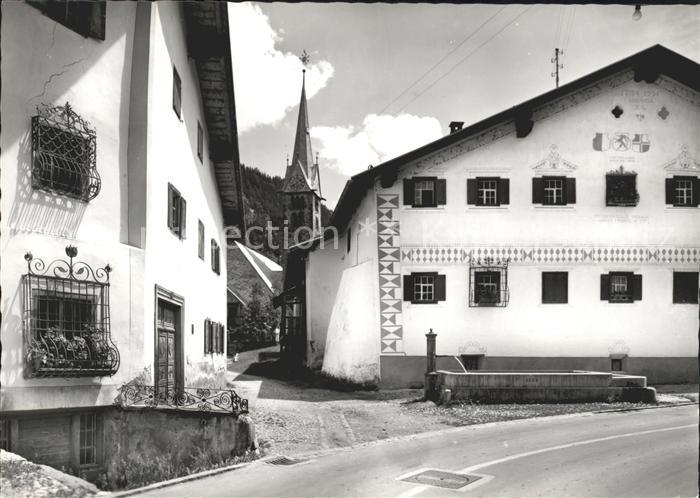 Berguen Bravuogn GR Dorfpartie