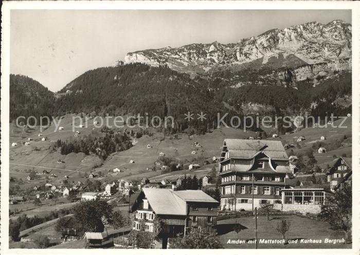 Amden Walensee SG Kurhaus Bergruh Mattstock