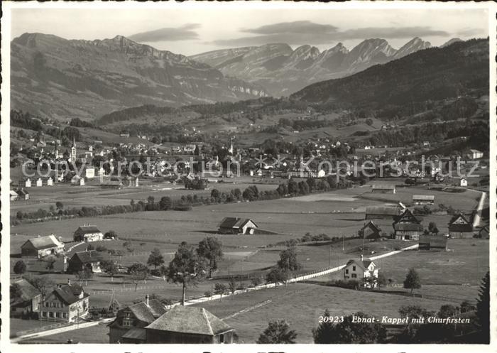 Ebnat-Kappel mit Churfirsten
