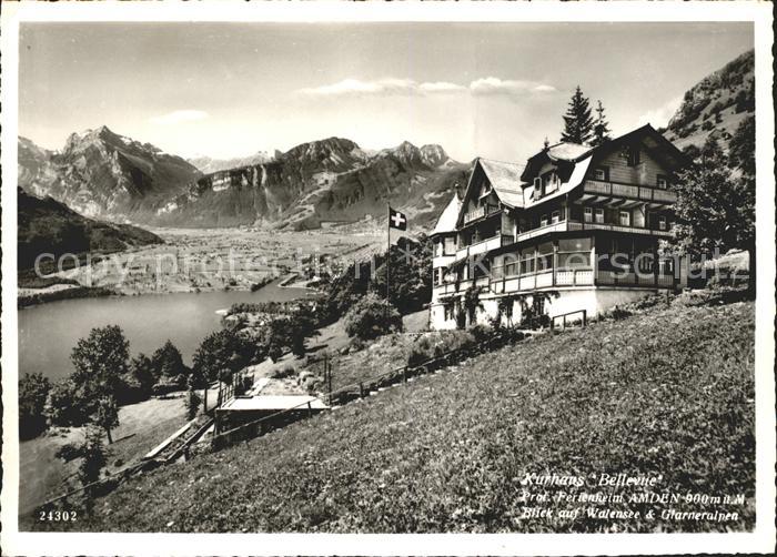 Amden Walensee SG Prot Ferienheim Kurhaus Bellevue