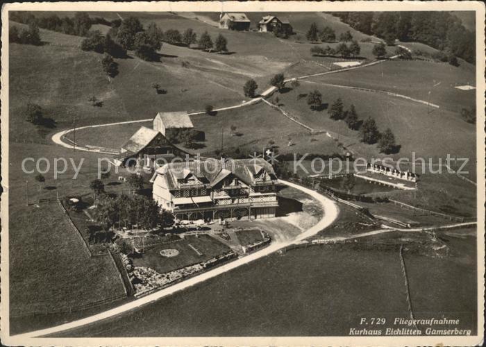 Gams SG Kurhaus Eichlitten Gamserberg Fliegeraufnahme