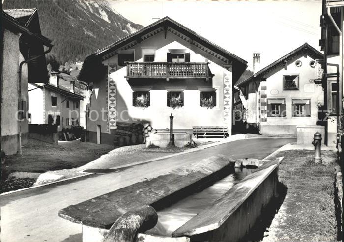 Berguen Bravuogn GR Dorfpartie