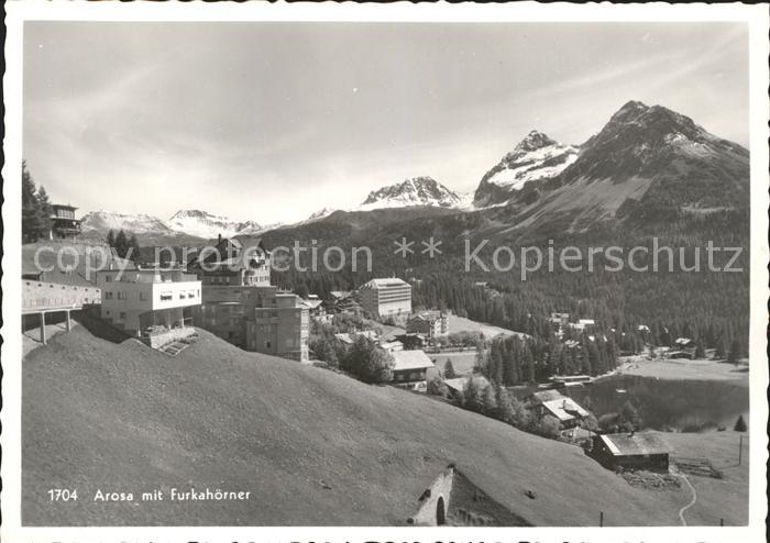 Arosa GR mit Furkahoerner