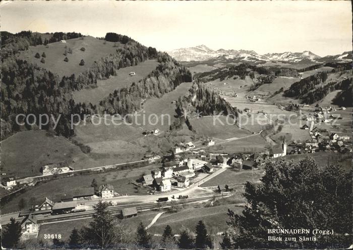 Brunnadern SG mit Saentisblick