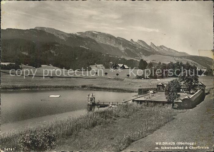 Wildhaus SG Schwimmbad Churfirsten Appenzeller Alpen