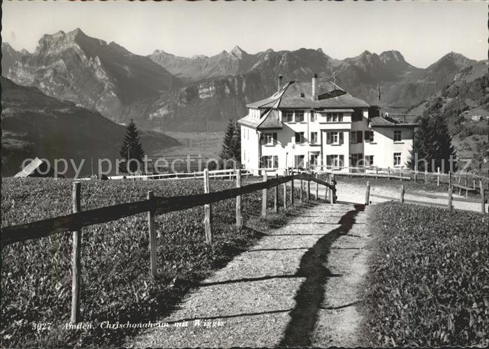 Amden Walensee SG Chrischonaheim mit Wiggis