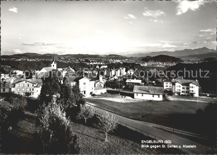 Engelburg Panorama Blick gegen St. Gallen und Alpstein
