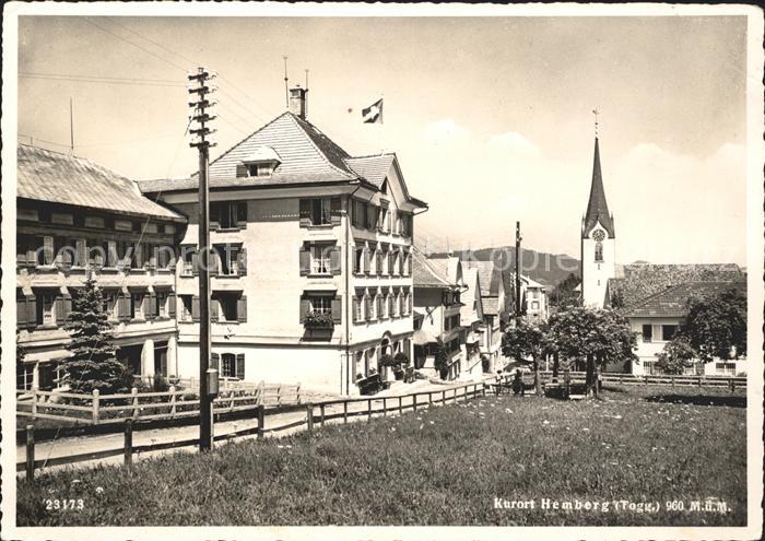 Hemberg SG Ortspartie Kirche Kurort