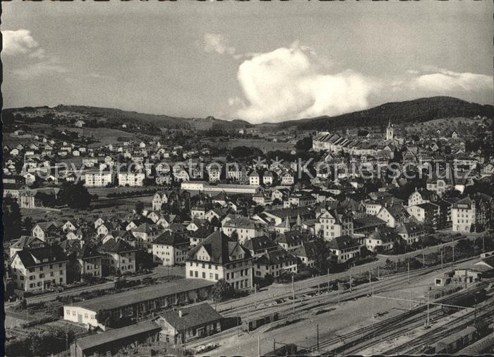 Wil SG Ansicht vom Sylo gegen Osten Eisenbahn