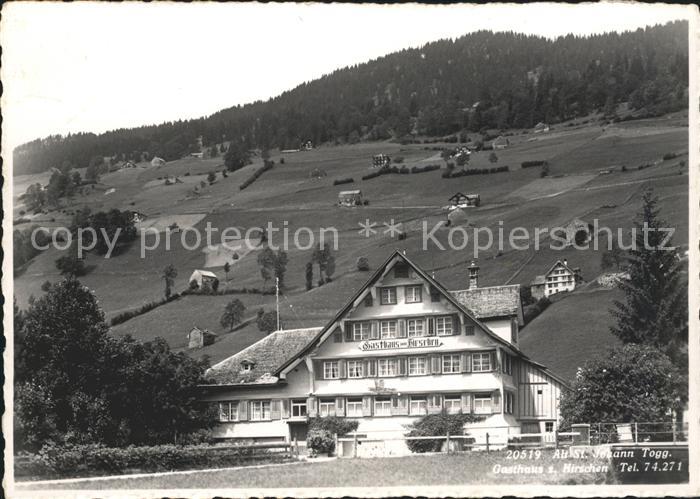 Alt St Johann Gasthaus zum Hirschen