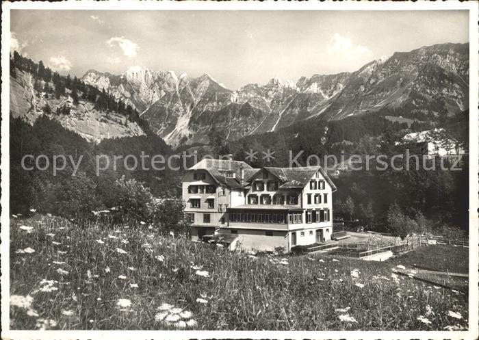 Ennetbuehl Kurhaus Seeben mit Saentis Appenzeller Alpen
