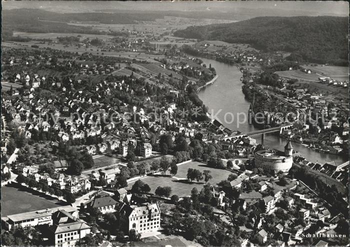 Schaffhausen SH Fliegeraufnahme