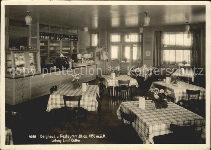 Unterwasser Toggenburg Berghaus und Restaurant Iltios Photo Handdruck