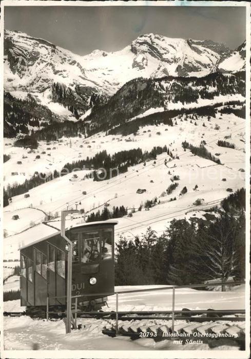 Saentis AR Iltiosbahn Zahnrad