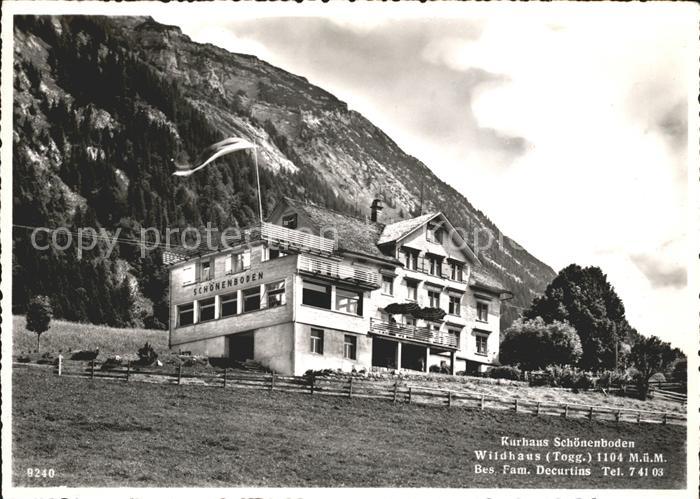 Wildhaus SG Kurhaus Schoenenboden