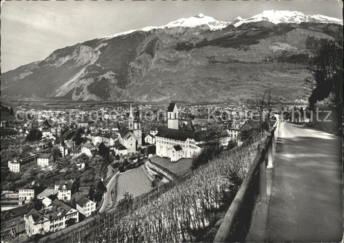 Chur GR mit Aroserstrasse