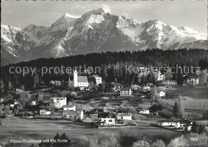 Flims Waldhaus mit Piz Riein