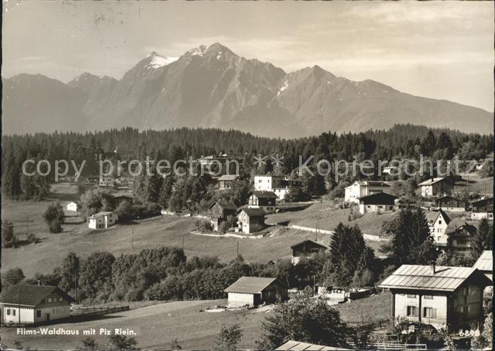 Flims Waldhaus mit Piz Riein