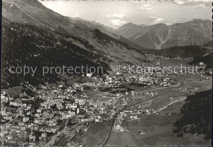 Davos GR Fliegeraufnahme