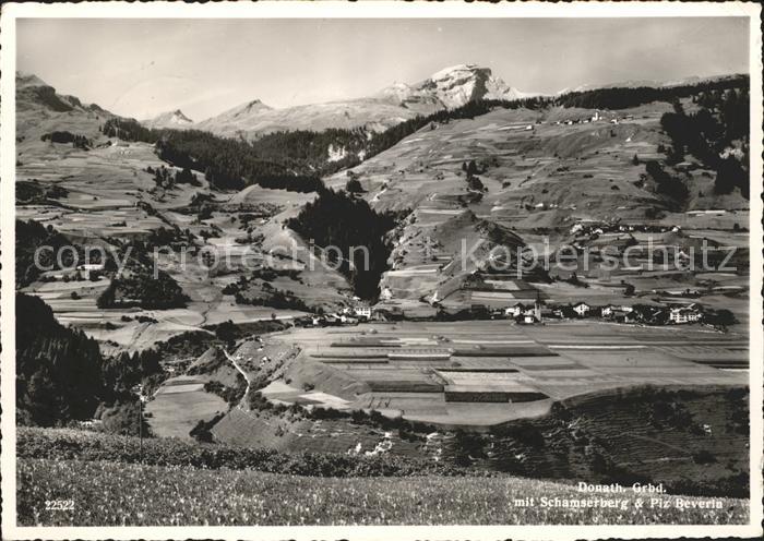 Piz Beverin Donath mit Schamserberg