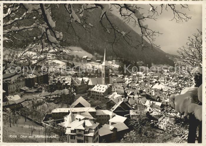 Chur GR mit Martinskirche