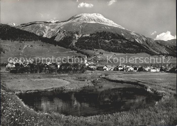 Celerina GR mit Piz Padella