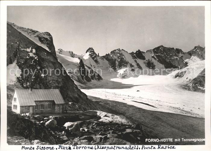 Fornohuette mit Torroneogruppe Kleopatranadel