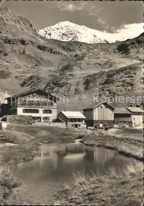 Piz Platta Berghotel Alp Flix mit Cima da Flix