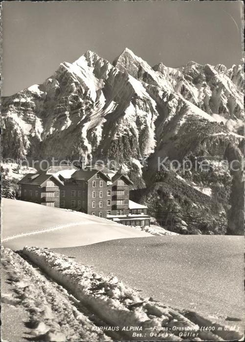 Flims Waldhaus Kurhaus Alpina