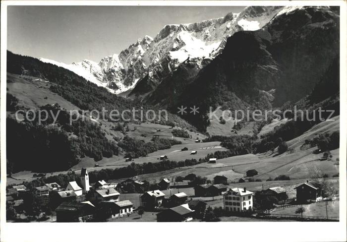 Elm GL Panorama mit Piz Sardona und Grosse Scheibe