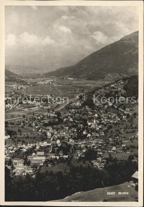 Mollis Panorama Blick ins Tal