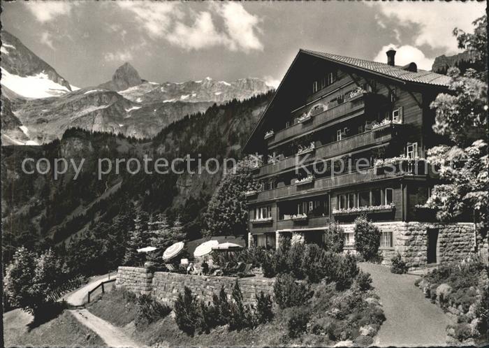 Braunwald GL Haus Bergfrieden Hoher Turm Glarner Alpen