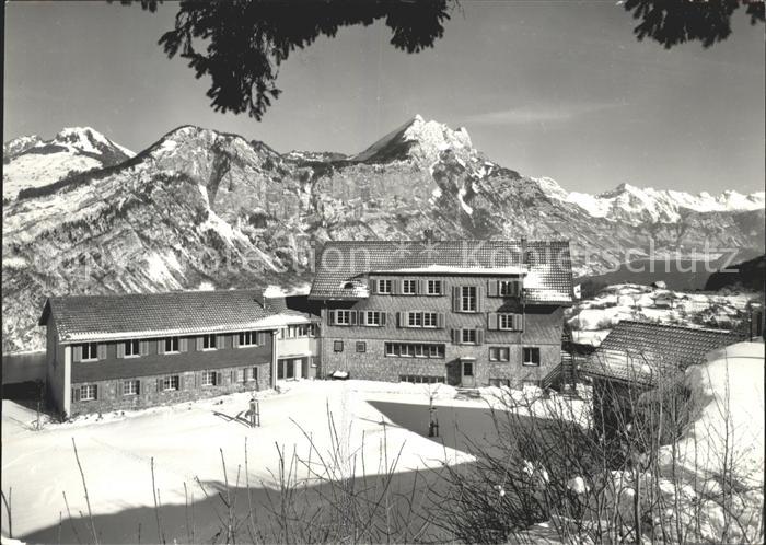 Filzbach Ferienheim vom Blauen Kreuz Zuerich Alpenpanorama