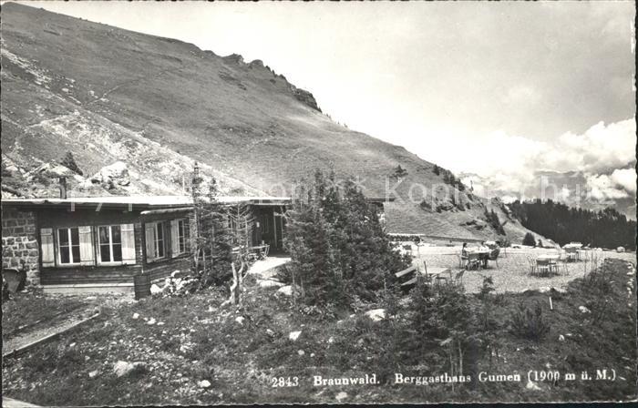 Braunwald GL Berggasthaus Gumen